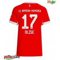 Camiseta Bayern Munich Michael Olise #17 Primera Equipación para mujer 2025-26 manga corta